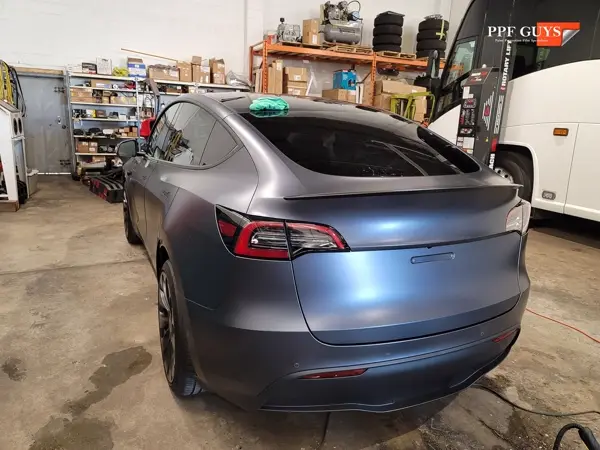 Tesla Model Y Performance, Stealth satin PPF. Photo 39 of 56.