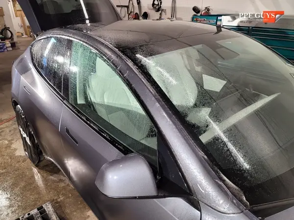 Tesla Model Y Performance, Stealth satin PPF. Photo 11 of 56.