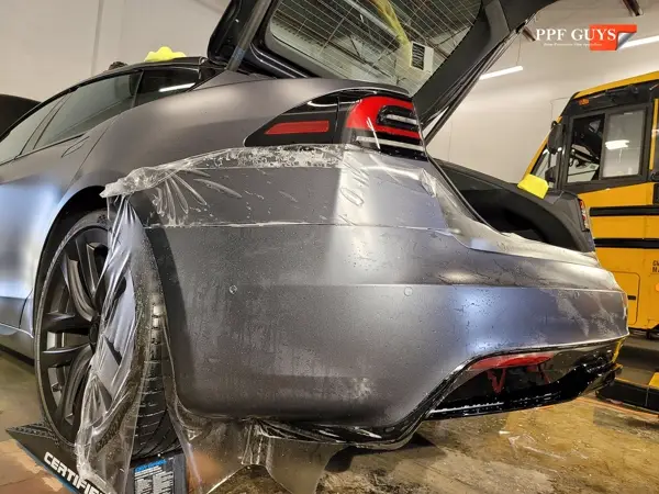 Tesla Model S, XPEL Stealth satin matte. Photo 37 of 52.