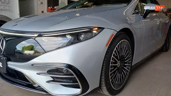 2022 Mercedes-Benz EQS 580, PPF and ceramic coating. Photo 32 of 41.