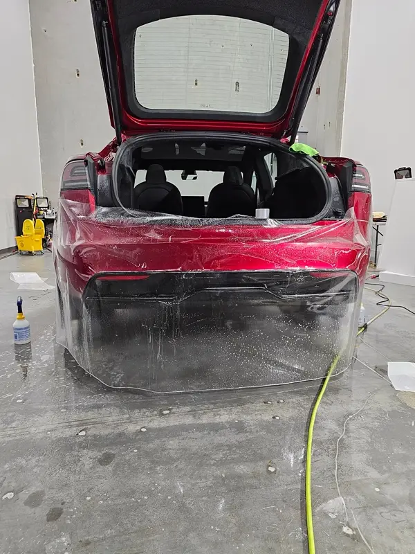 In the bay, Installs in progress and the shop. Photo 35 of 74.