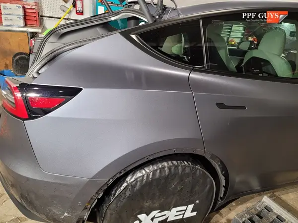 Tesla Model Y Performance, Stealth satin PPF. Photo 18 of 56.