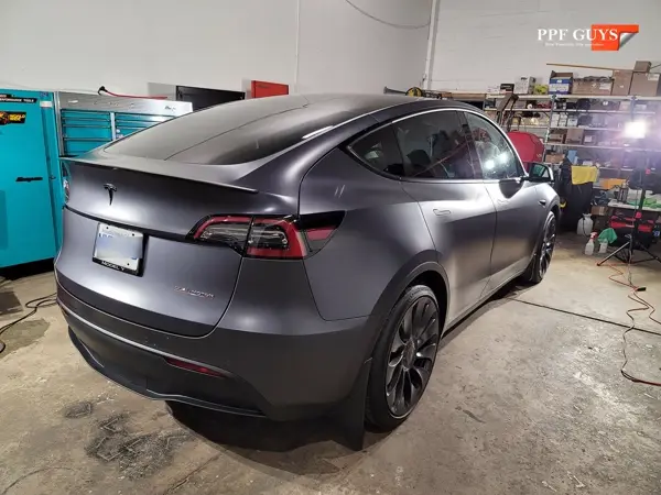 Tesla Model Y Performance, Stealth satin PPF. Photo 48 of 56.