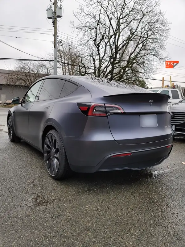 Silver Tesla Model Y, Stealth full body PPF. Photo 37 of 42.