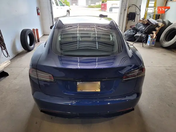 Blue Tesla Model S, Full body PPF and ceramic coating. Photo 26 of 40.