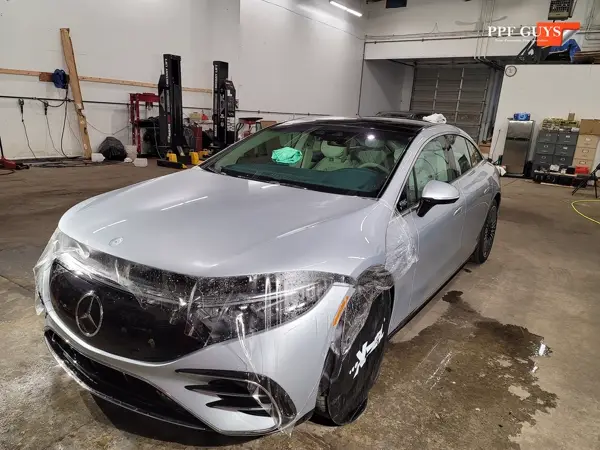 2022 Mercedes-Benz EQS 580, PPF and ceramic coating
