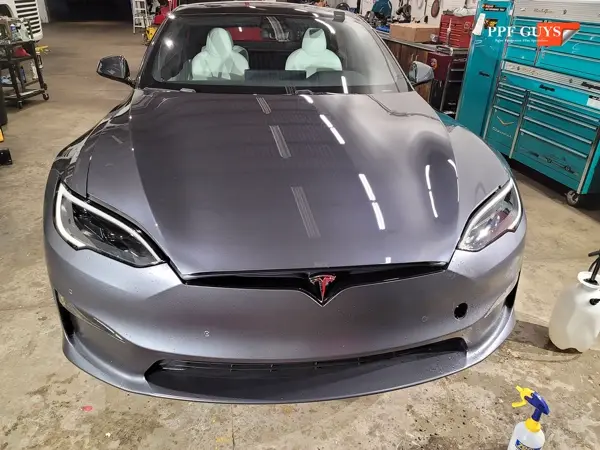 Tesla Model S, XPEL Stealth satin matte. Photo 33 of 52.