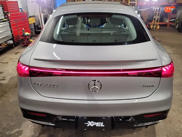 2022 Mercedes-Benz EQS 580, PPF and ceramic coating. Photo 31 of 41.