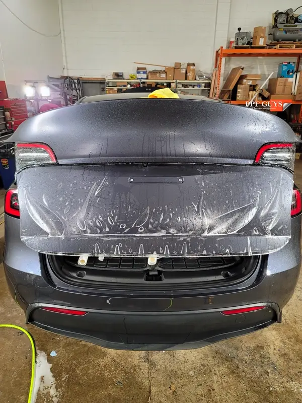 Silver Tesla Model Y, Stealth. Photo 16 of 29.