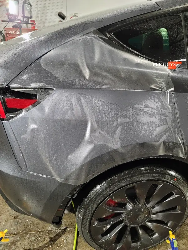 Silver Tesla Model Y, Stealth full body PPF. Photo 9 of 42.