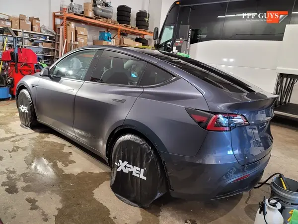 Tesla Model Y Performance, Stealth satin PPF. Photo 26 of 56.