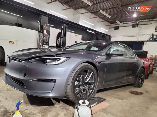 Tesla Model S, XPEL Stealth satin matte. Photo 50 of 52.