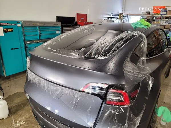 Tesla Model Y Performance, Stealth satin PPF. Photo 30 of 56.