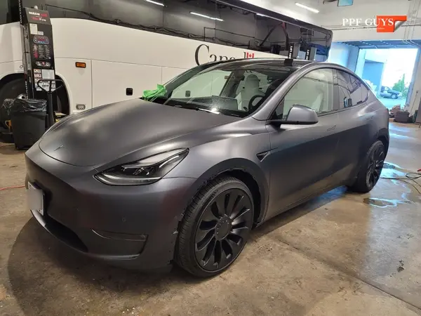 Tesla Model Y Performance, Stealth satin PPF. Photo 42 of 56.