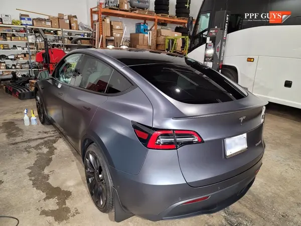 Tesla Model Y Performance, Stealth satin PPF. Photo 51 of 56.