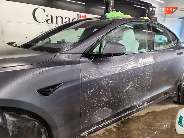 Tesla Model S, XPEL Stealth satin matte. Photo 19 of 52.