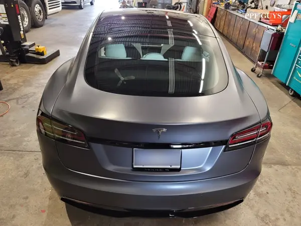 Tesla Model S, XPEL Stealth satin matte. Photo 48 of 52.