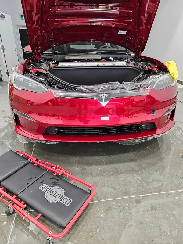 In the bay, Installs in progress and the shop. Photo 23 of 74.