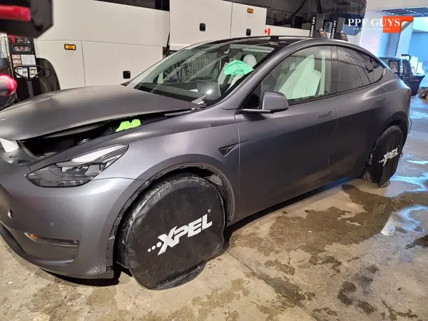 Tesla Model Y Performance, Stealth satin PPF. Photo 25 of 56.