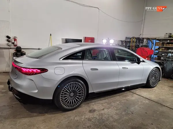 2022 Mercedes-Benz EQS 580, PPF and ceramic coating. Photo 29 of 41.