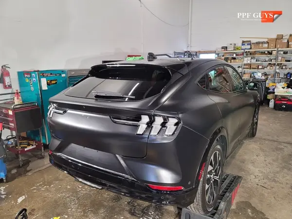 Black Ford Mustang Mach-E, Stealth PPF. Photo 14 of 22.