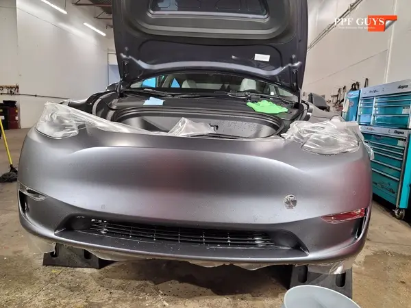 Tesla Model Y Performance, Stealth satin PPF. Photo 12 of 56.