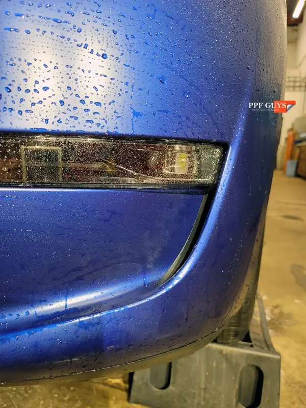 Blue Tesla Model Y, Stealth PPF. Photo 19 of 20.