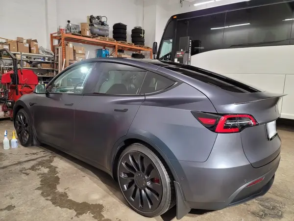 Tesla Model Y Performance, Stealth satin PPF. Photo 52 of 56.