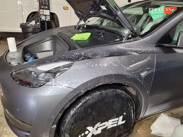Tesla Model Y Performance, Stealth satin PPF. Photo 22 of 56.