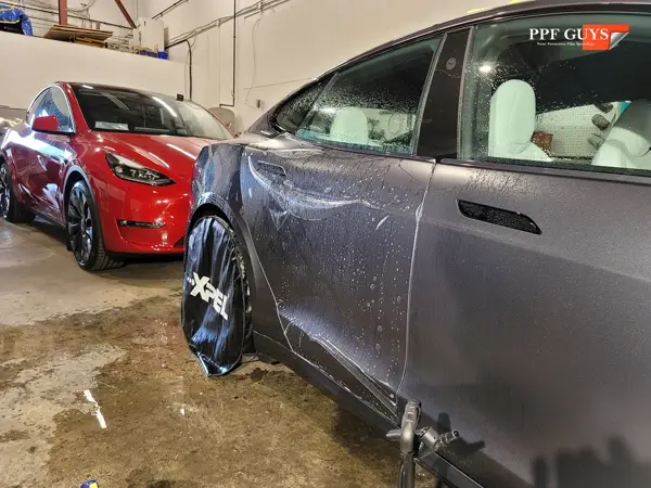 Tesla Model S, XPEL Stealth satin matte. Photo 9 of 52.