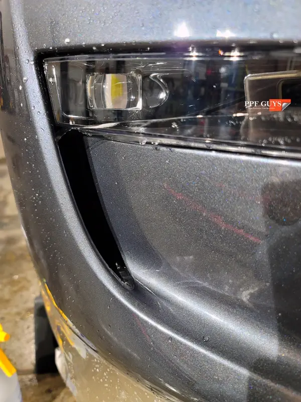 Silver Tesla Model Y, PPF. Photo 22 of 25.