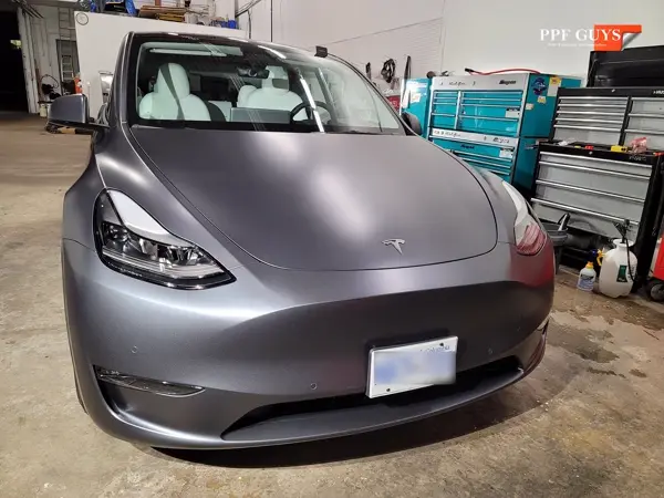 Tesla Model Y Performance, Stealth satin PPF. Photo 43 of 56.