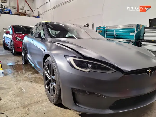 Tesla Model S, XPEL Stealth satin matte. Photo 10 of 52.