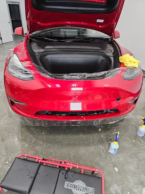 In the bay, Installs in progress and the shop. Photo 43 of 74.