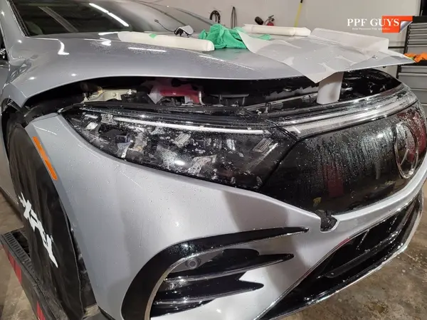 2022 Mercedes-Benz EQS 580, PPF and ceramic coating. Photo 40 of 41.