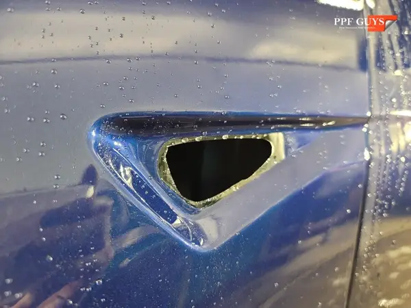 Blue Tesla Model Y, Full body Ultimate Fusion PPF. Photo 14 of 21.