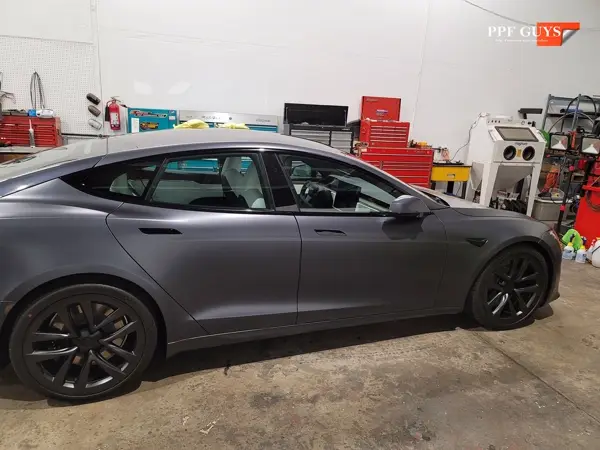 Tesla Model S, XPEL Stealth satin matte. Photo 24 of 52.