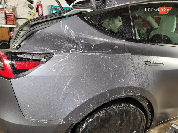 Tesla Model Y Performance, Stealth satin PPF. Photo 17 of 56.