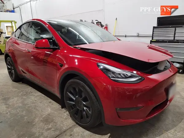 Tesla Model Y, Full PPF and ceramic coating. Photo 17 of 26.