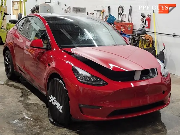 Tesla Model Y, Full PPF and ceramic coating. Photo 11 of 26.
