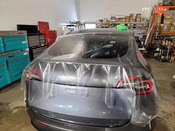 Tesla Model Y Performance, Stealth satin PPF. Photo 28 of 56.