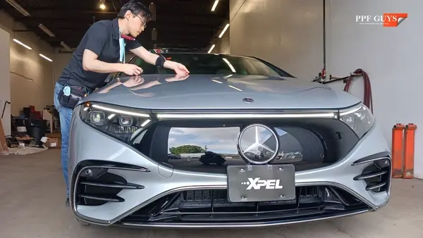 2022 Mercedes-Benz EQS 580, PPF and ceramic coating. Photo 35 of 41.