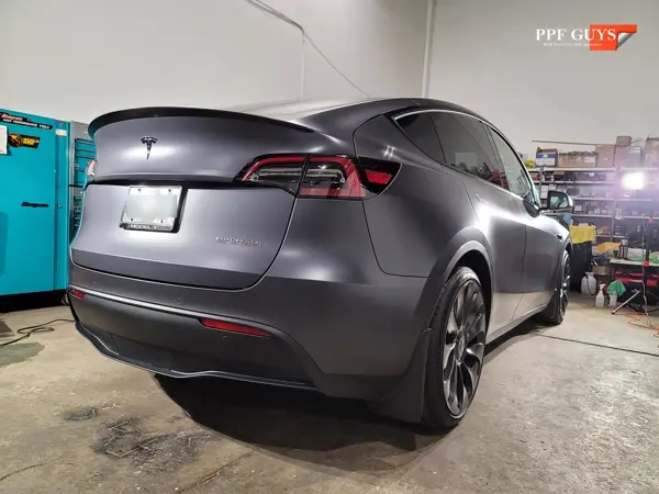 Tesla Model Y Performance, Stealth satin PPF. Photo 49 of 56.