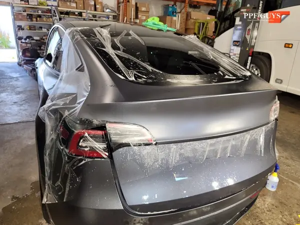 Tesla Model Y Performance, Stealth satin PPF. Photo 29 of 56.