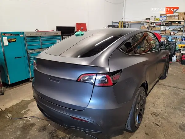 Tesla Model Y Performance, Stealth satin PPF. Photo 37 of 56.