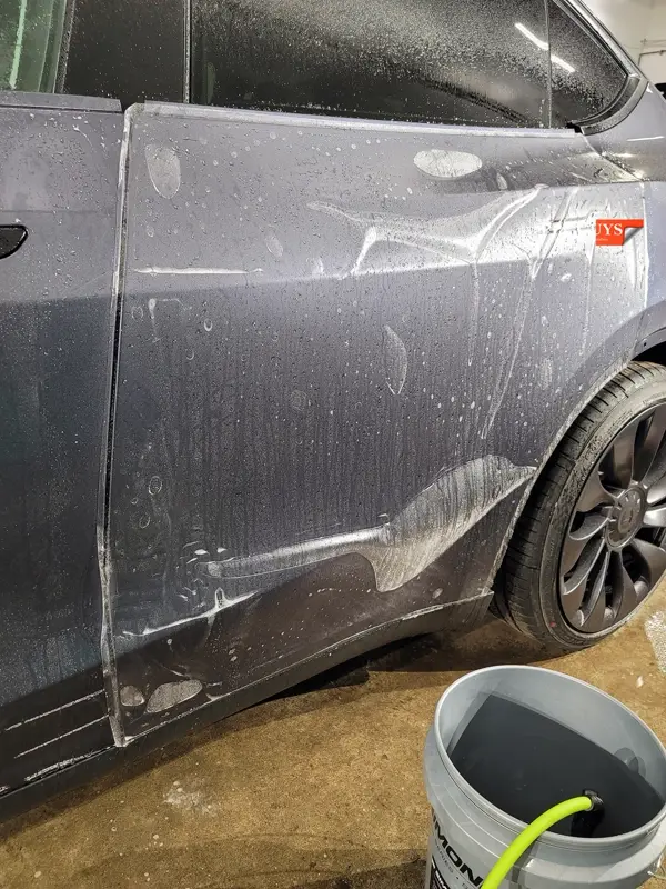 Silver Tesla Model Y, Stealth full body PPF. Photo 41 of 42.