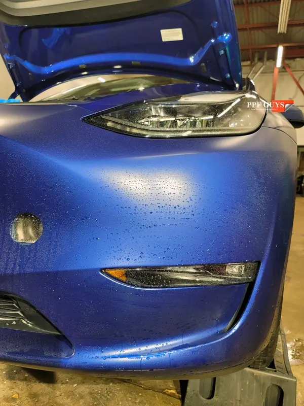 Blue Tesla Model Y, Stealth PPF. Photo 20 of 20.