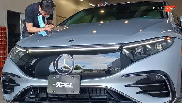 2022 Mercedes-Benz EQS 580, PPF and ceramic coating. Photo 33 of 41.