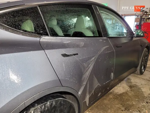 Tesla Model Y Performance, Stealth satin PPF. Photo 9 of 56.