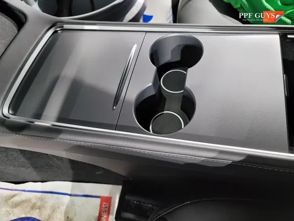 White Tesla Model Y, XPEL Stealth, ceramic, painted emblems. Photo 19 of 34.